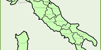 Χάρτη της ιταλίας δείχνει μιλάνο