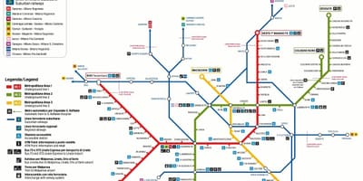 Μεταφορά μιλάνο εμφάνιση χάρτη