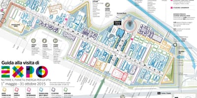 Χάρτης της milan expo