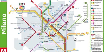 Χάρτης της milano porta garibaldi station