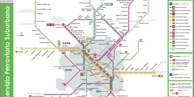 Χάρτης της trenord