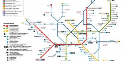 Χάρτης του μιλάνου λεωφορείο 73 διαδρομή